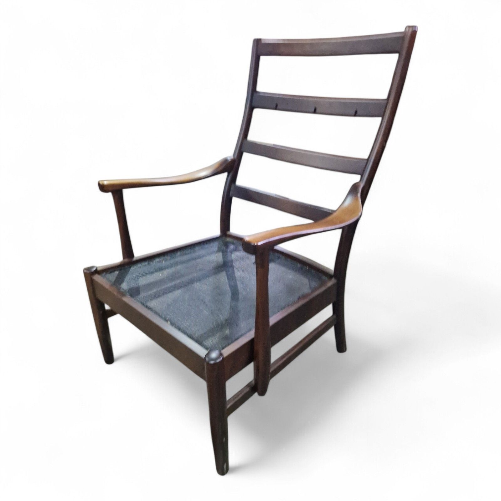 photo for sale Danish Mid Century Modern Armchair Teak Lounge Chair Vintage Scandinavian