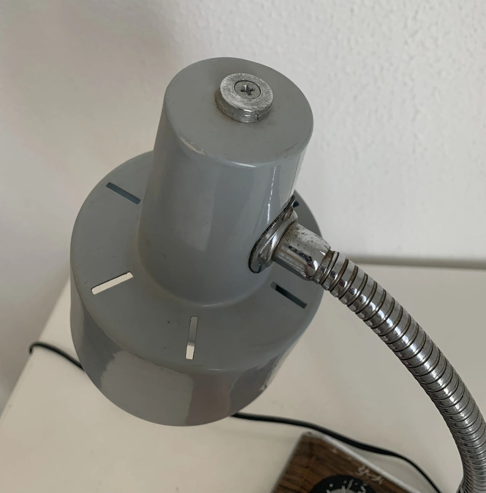 Vintage 1970s Chiely Engineer Child's Desk/Bedside Lamp With Dimmer   40 Cm photo Lighting