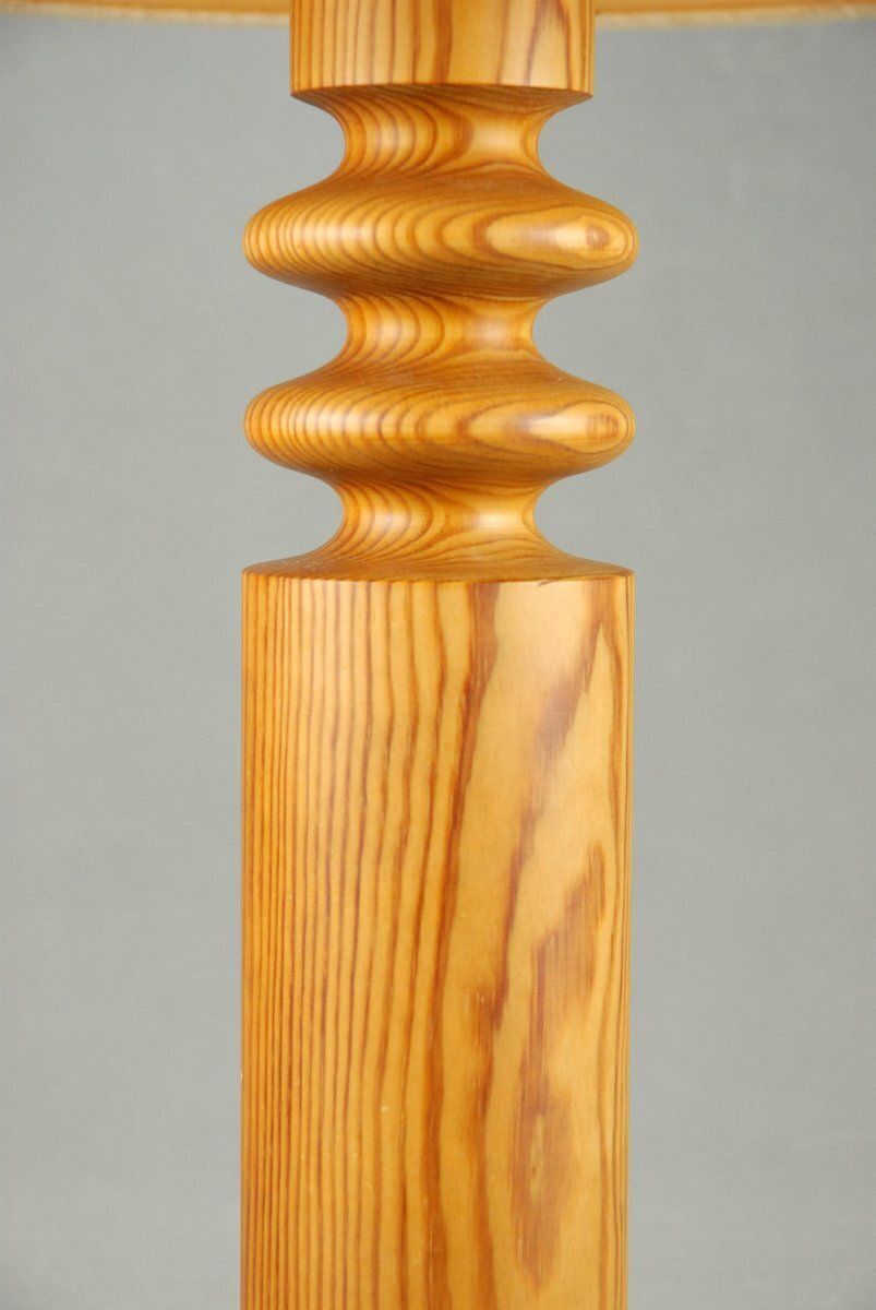 photo furniture Pine Table Lamp By Uno Kristiansson For Luxus, 1970s