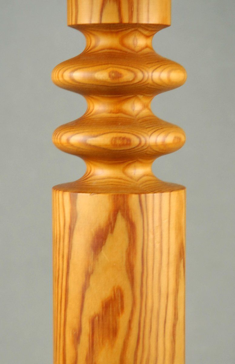 photo for sale Pine Table Lamp By Uno Kristiansson For Luxus, 1970s