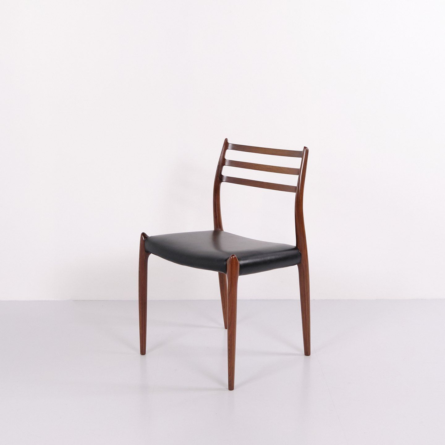 Set Of 6 Model 78 Dining Chairs In Rosewood By N.O. Møller For J.L. Møllers Møbelfabrik photo for sale
