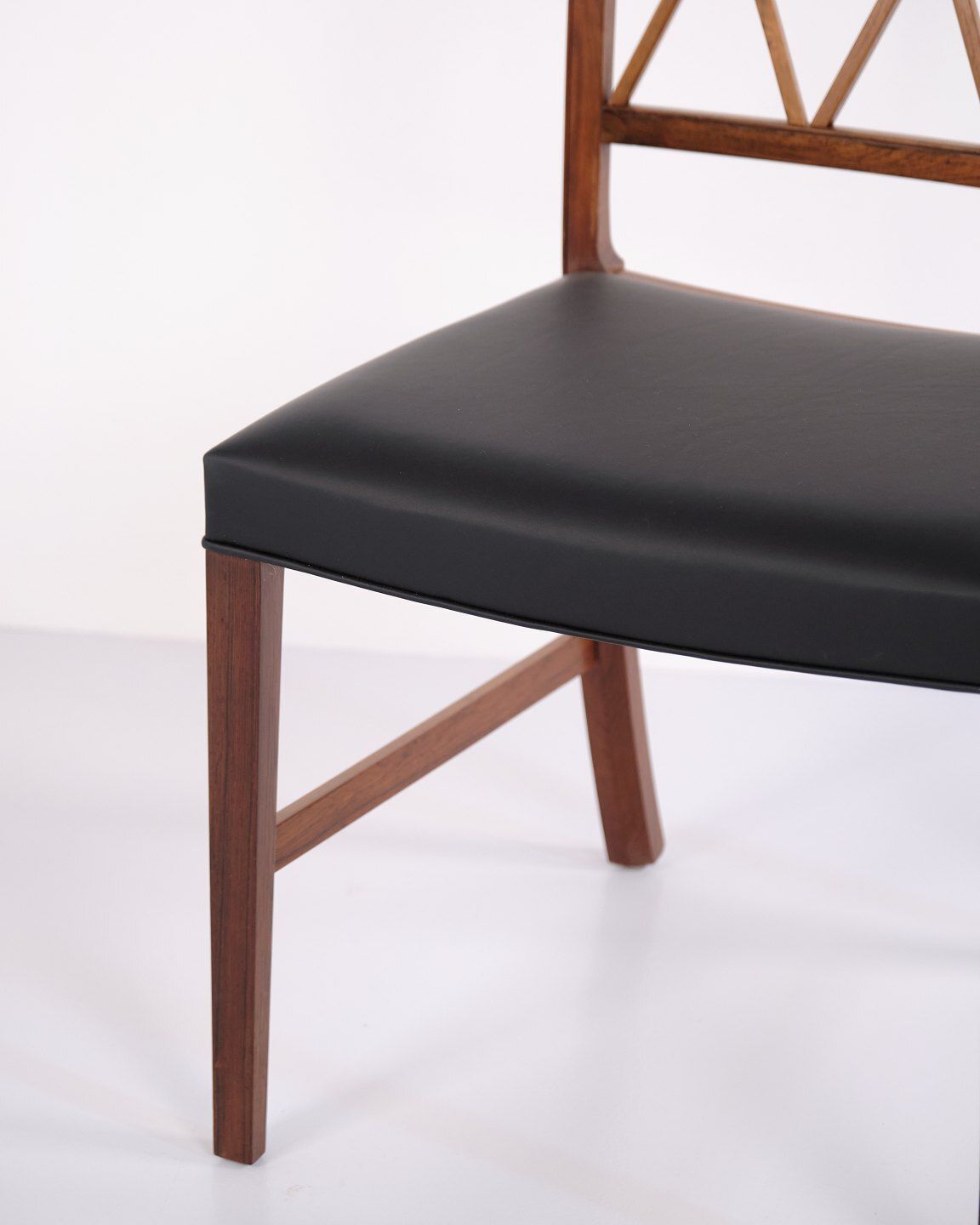 photo for sale Set Of 4 Dining Chairs In Rosewood By Ole Wanscher For A.J. Iversen, 1940s
