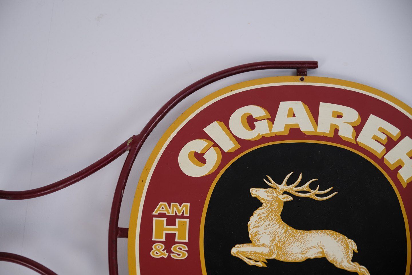 Wall Mounted Advertising Sign For Hirschsprung Cigars, Denmark photo furniture