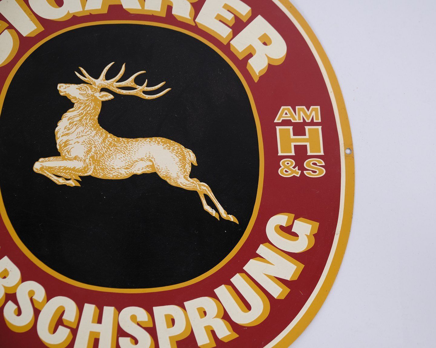 Wall Mounted Advertising Sign For Hirschsprung Cigars, Denmark photo for sale