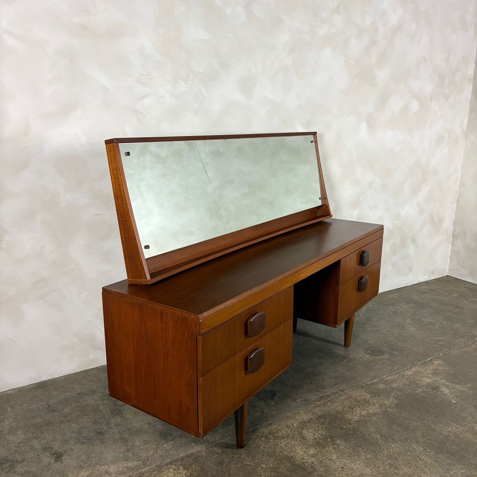 Stonehill Teak Dressing Table Mid Century Retro Mcm photo vinterior