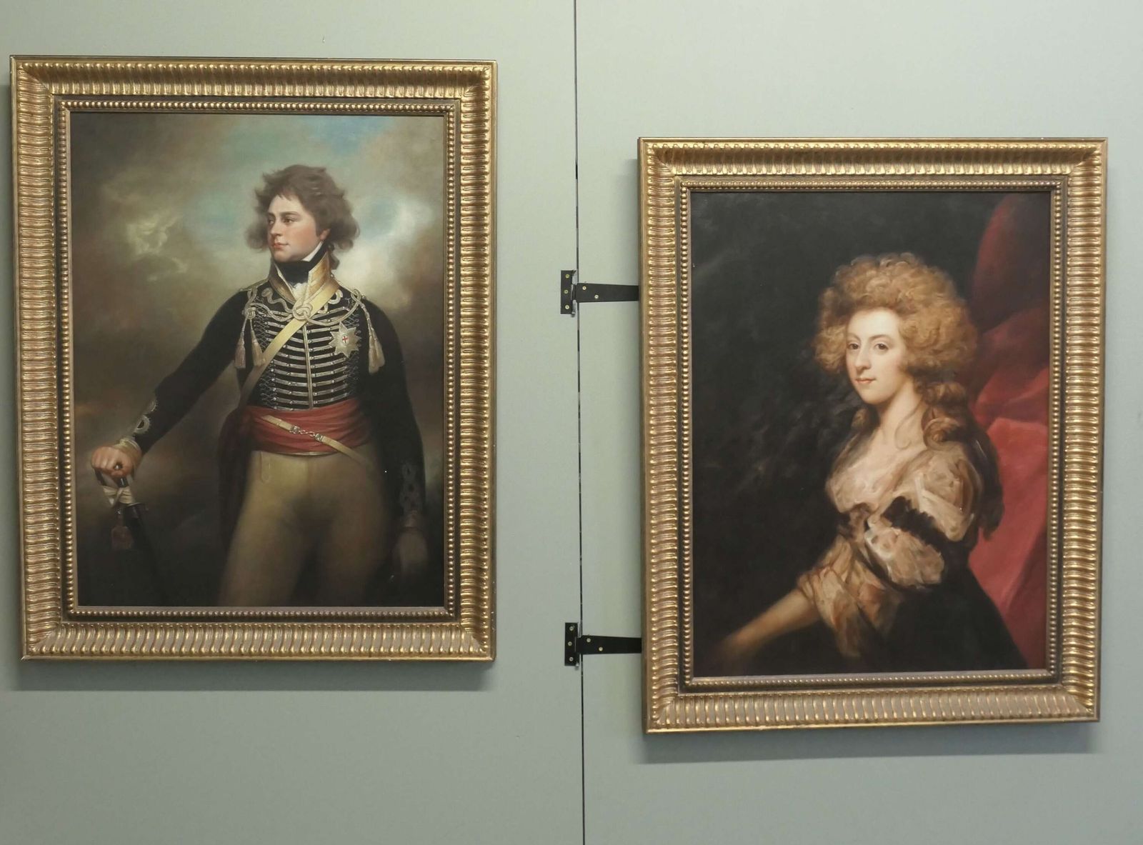 Portraits Of George IV & Mrs Fitsherbert After Sir William Beechey. These Are 2 Modern photo for sale
