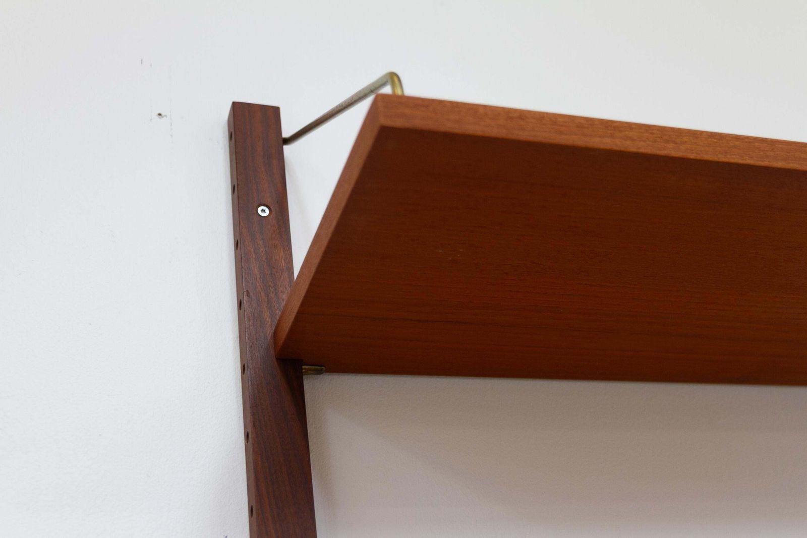 Danish Modern 1 Bay Modular Teak Wall Unit By Poul Cadovius For Cado, 1960s. photo vinterior