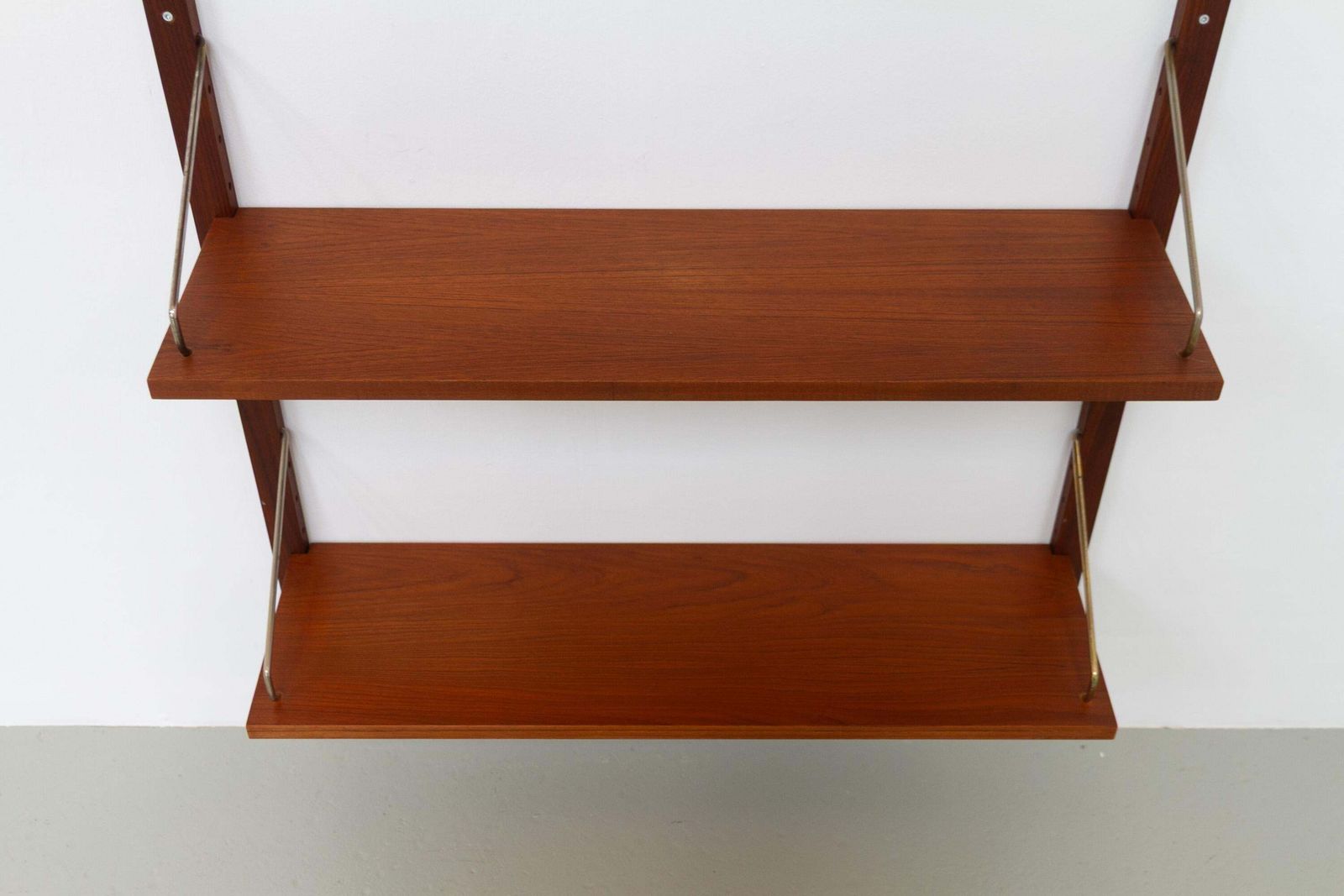 photo for sale Danish Modern 1 Bay Modular Teak Wall Unit By Poul Cadovius For Cado, 1960s.
