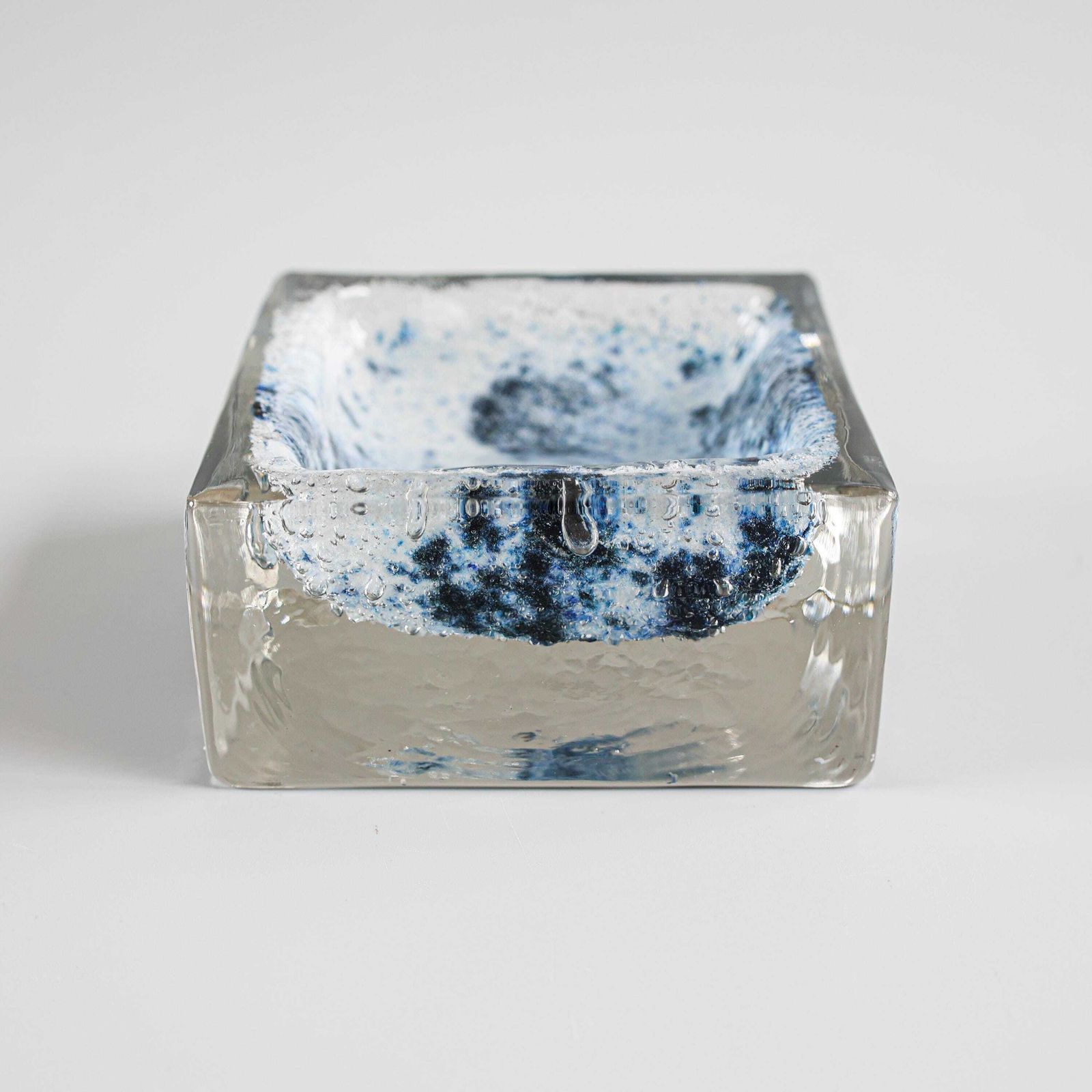 Vide-poche vintage en verre de Murano, années 1970. photo furniture