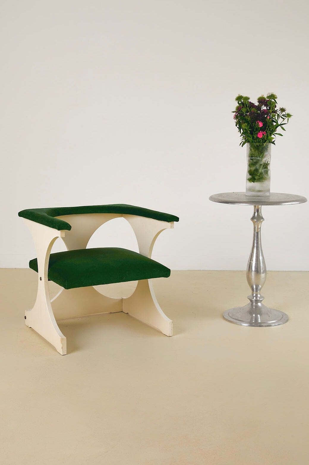 Green Velvet Space Age Armchair photo furniture