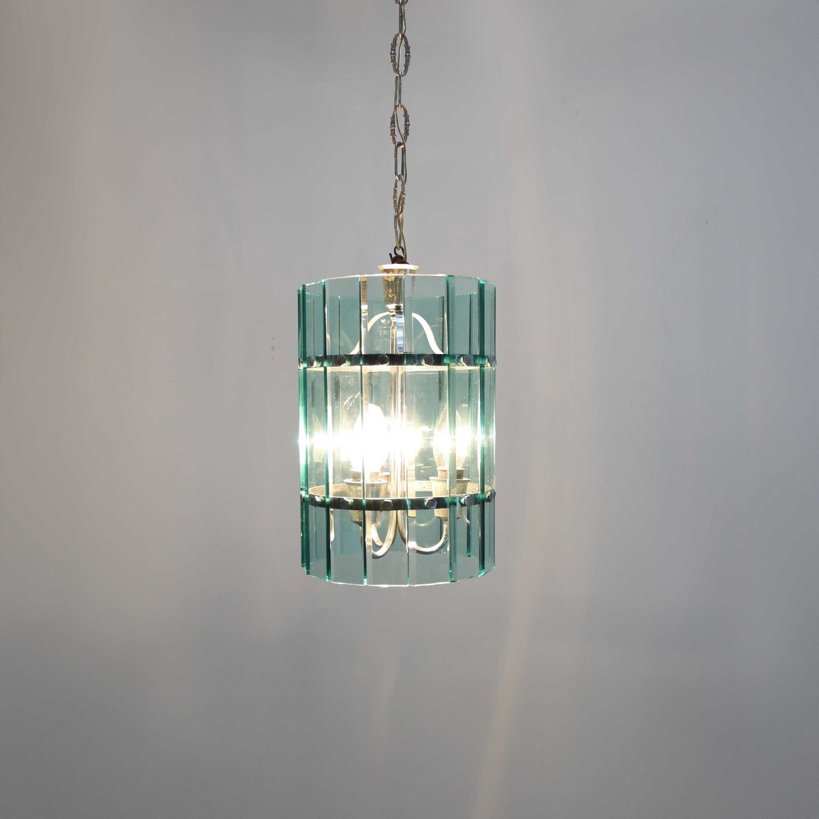 Italiaanse vintage hanglamp van Veca, Murano-glas, jaren 1970. photo furniture