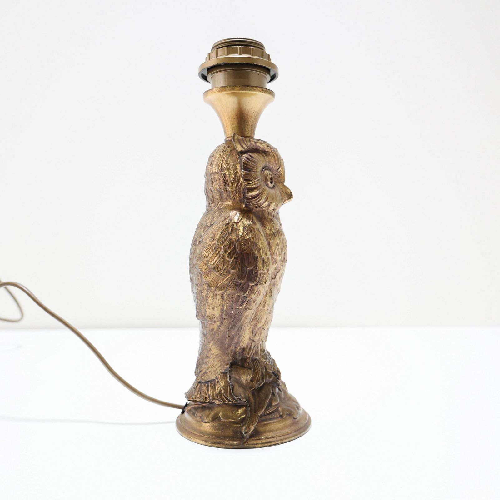Vintage Deknudt Uil Tafellamp photo vinterior