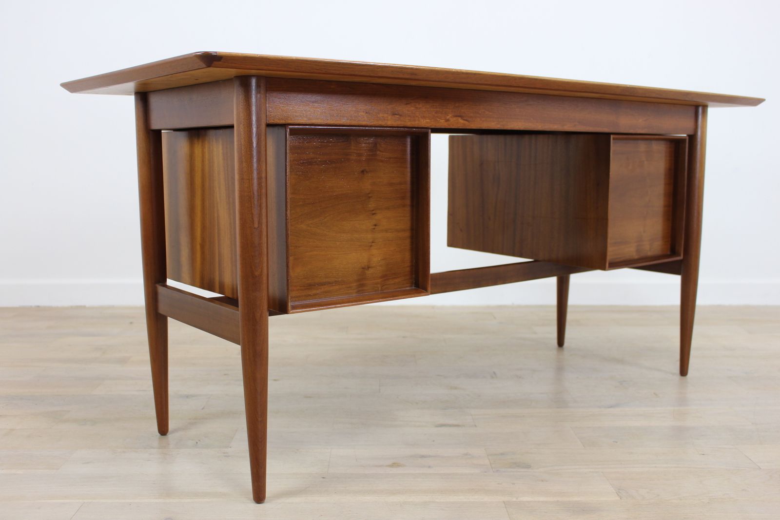 1950s Walnut Office Desk photo furniture