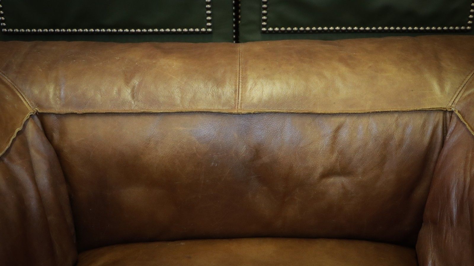photo for sale Stunning Timothy Oulton Scruffy Sofa Armchair Set In Vegabond Brown Leather 🚚