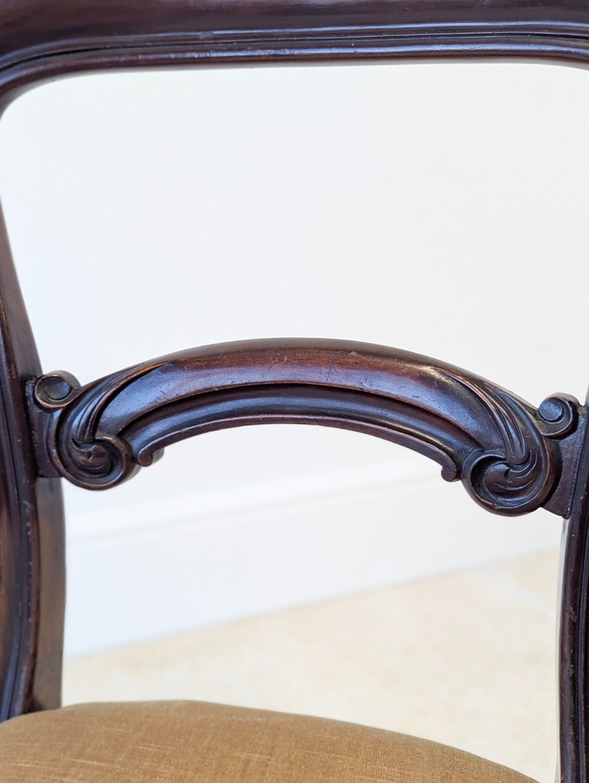 Furniture Set Of Four Antique Victorian Mahogany Dining Chairs C.1880 photo