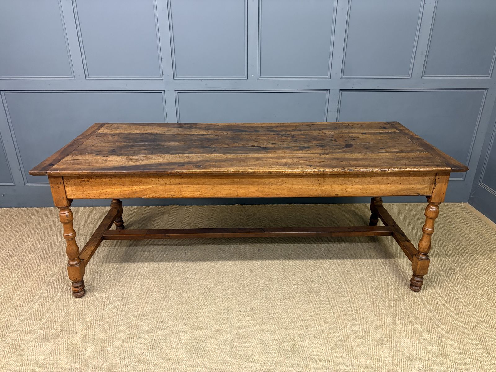 Early 19th Century Walnut Refectory Farmhouse Table photo furniture