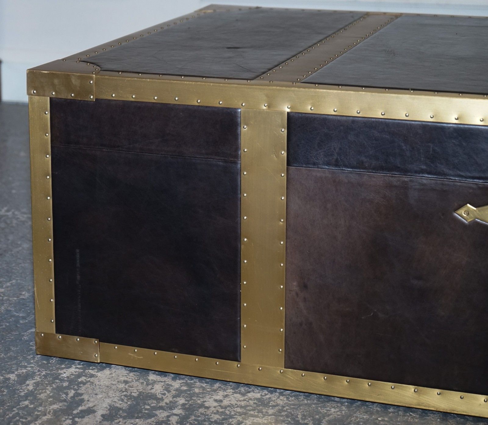 Timothy Oulton Cumberland Collection Coffee Table With Red Velvet Lining photo 2995.0