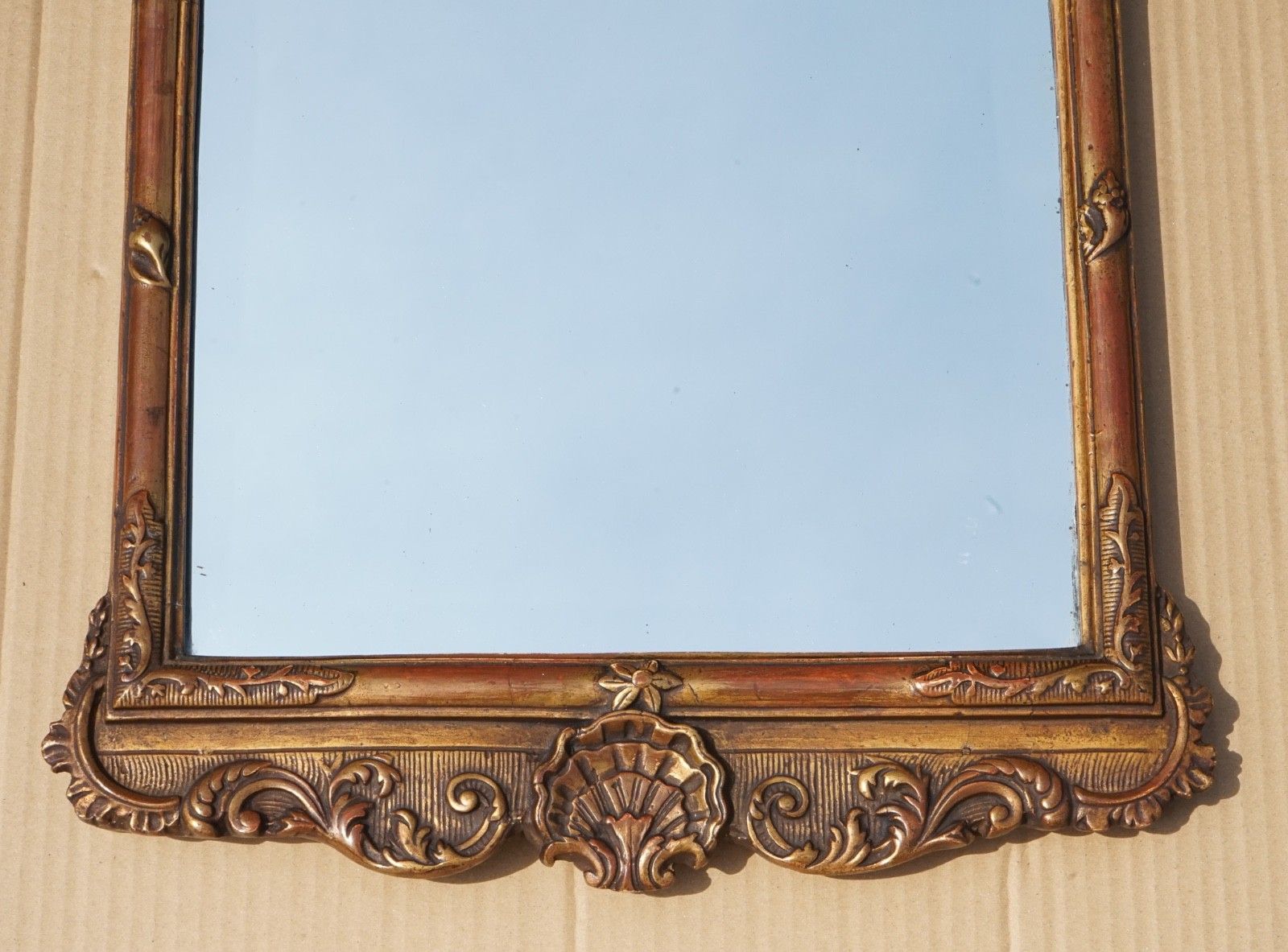 Antique George III Chippendale Style Wall Mirror photo for sale