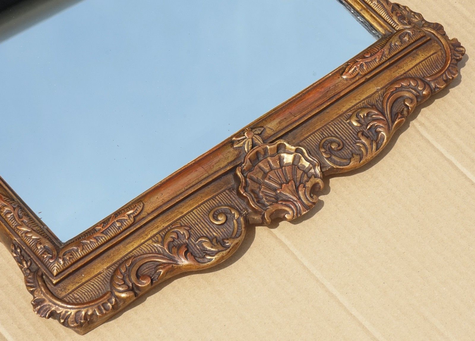 Antique George III Chippendale Style Wall Mirror photo 850.0
