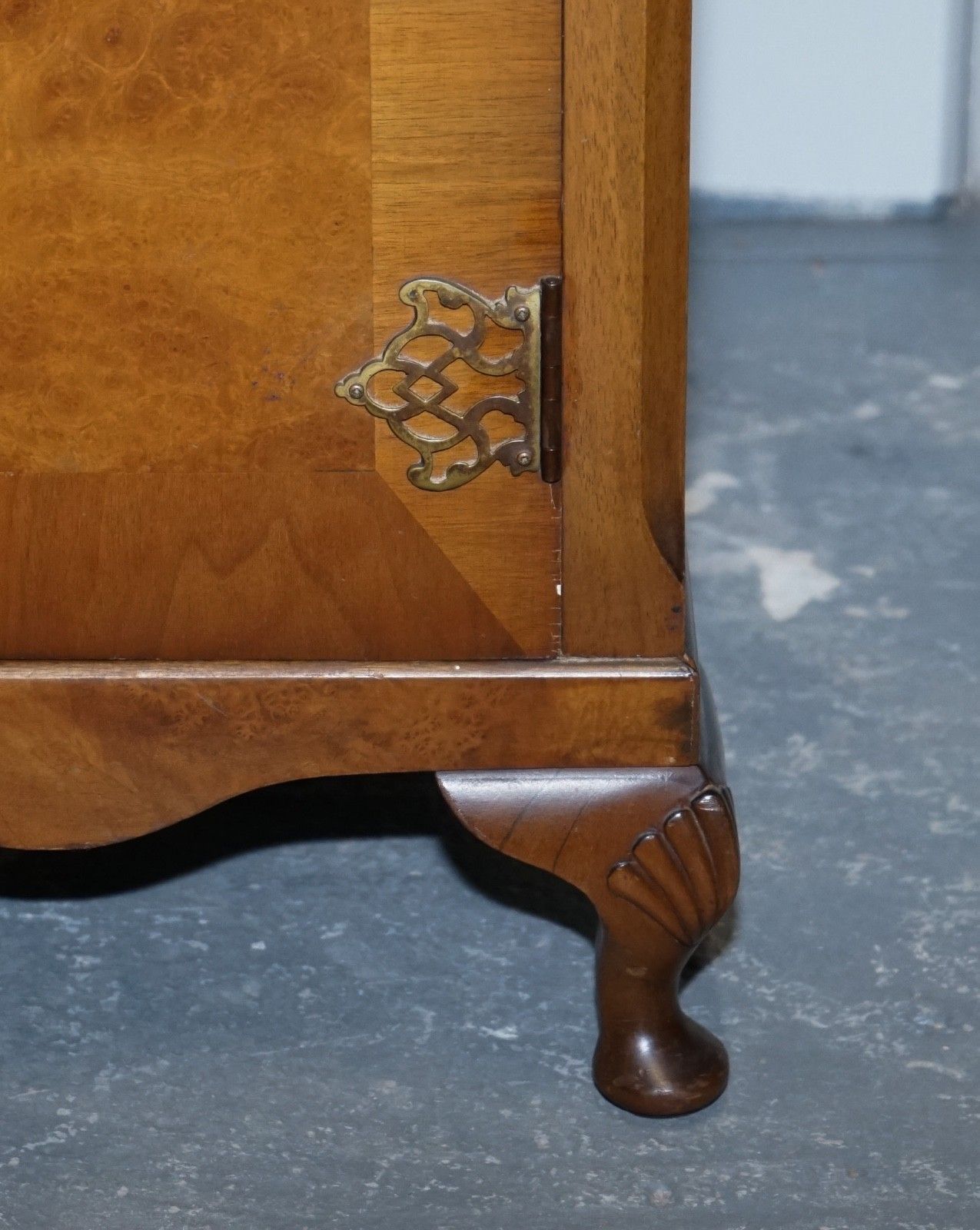 photo furniture Art Deco Style English Walnut Double Door Wardrobe Made By Dillon, England