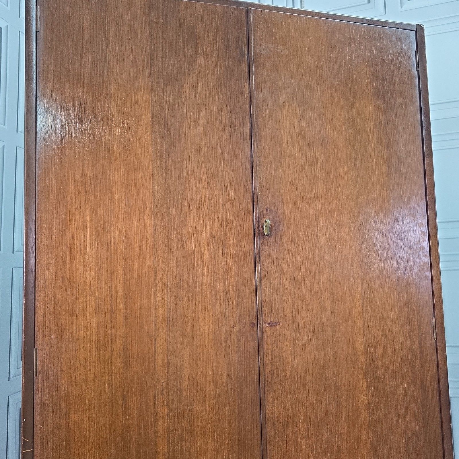 Vintage G Plan Wardrobe Tola & Black Mid Century Compactrobe Retro Mcm Tallboy photo vintage