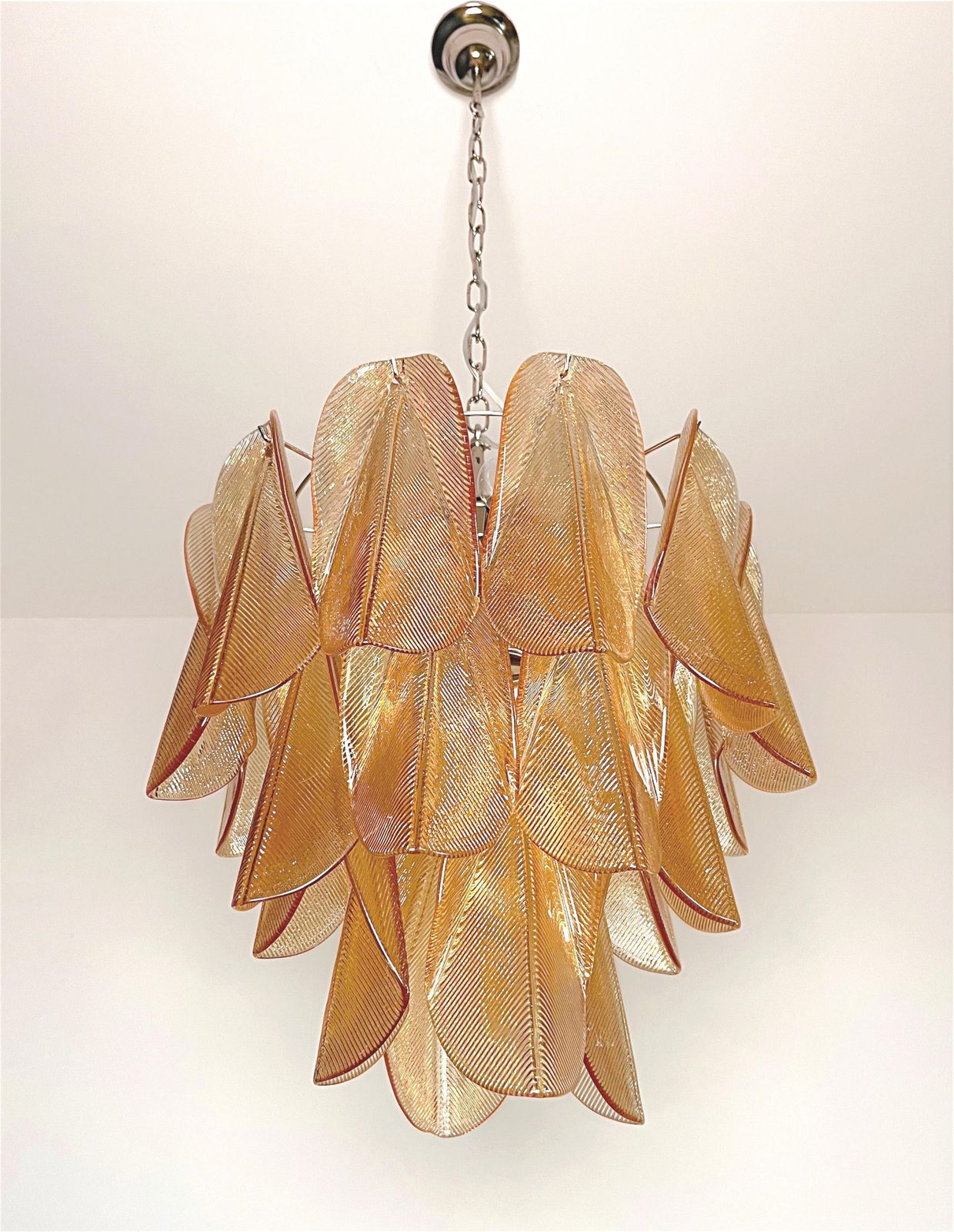 Italian Murano Chandelier, 1990s photo vinterior