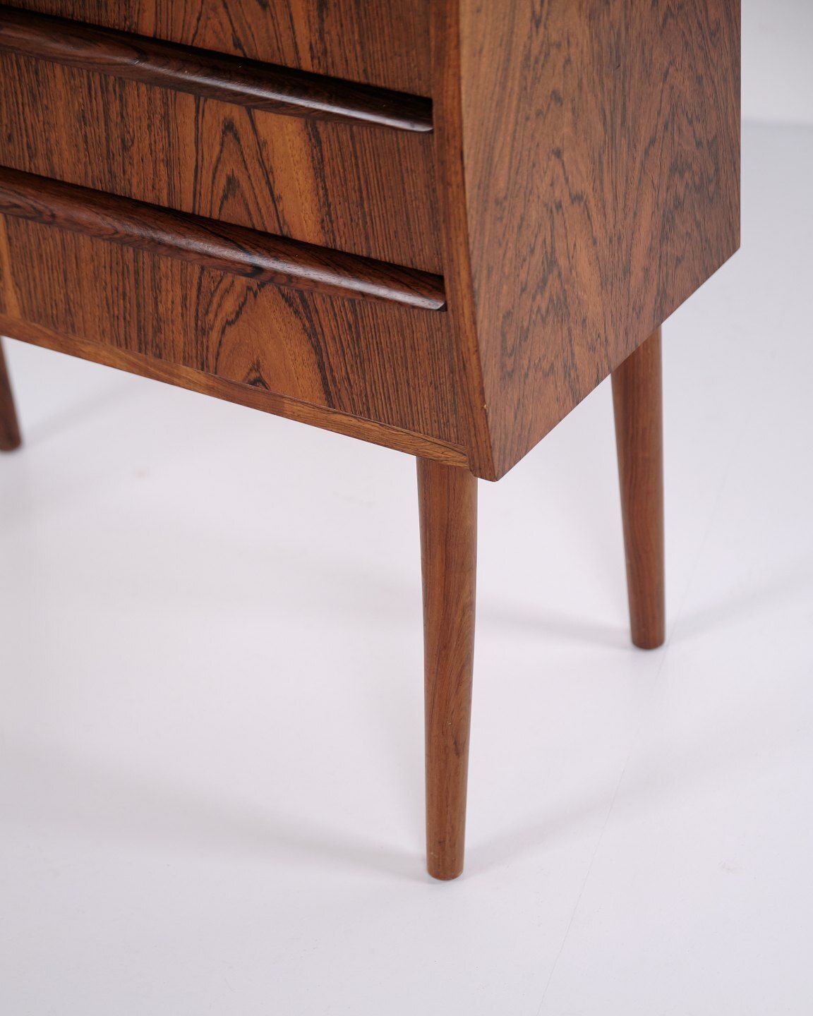 Rosewood Chest Of Drawers With 3 Drawers – Danish Design From The 1960s photo vinterior