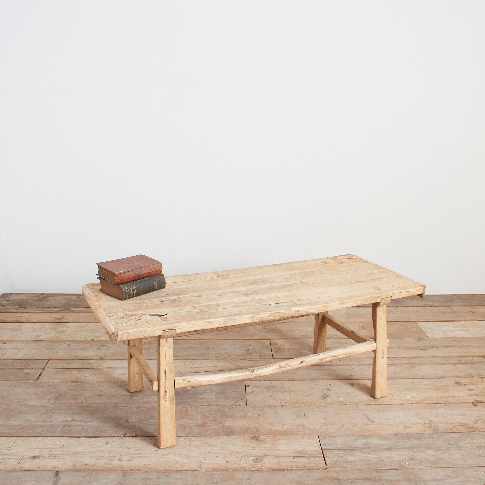 Antique Rustic Elm Coffee Table – Bc