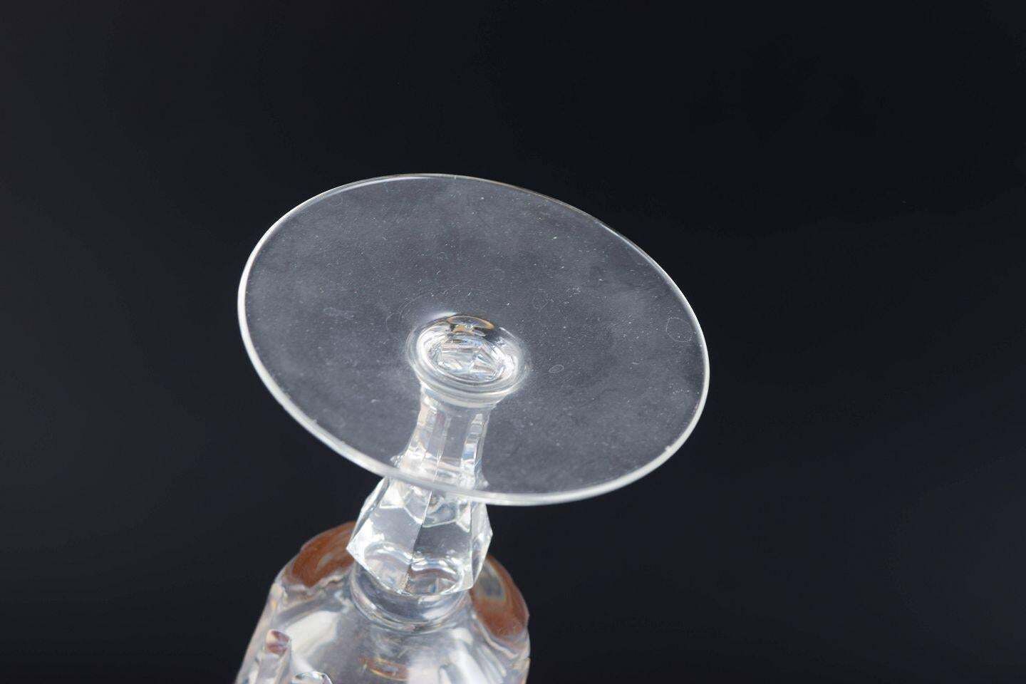 Artemisia. Six verres à vin rouge en cristal avec décoration en or 24 carats. photo Décoration