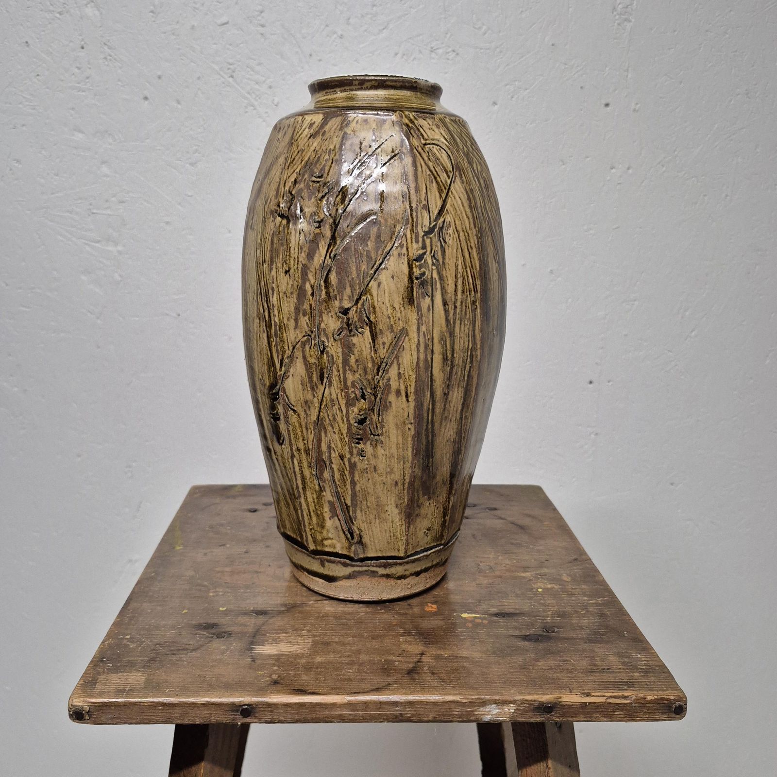 photo for sale Phil Rogers Studio Pottery   Large Stoneware Vase