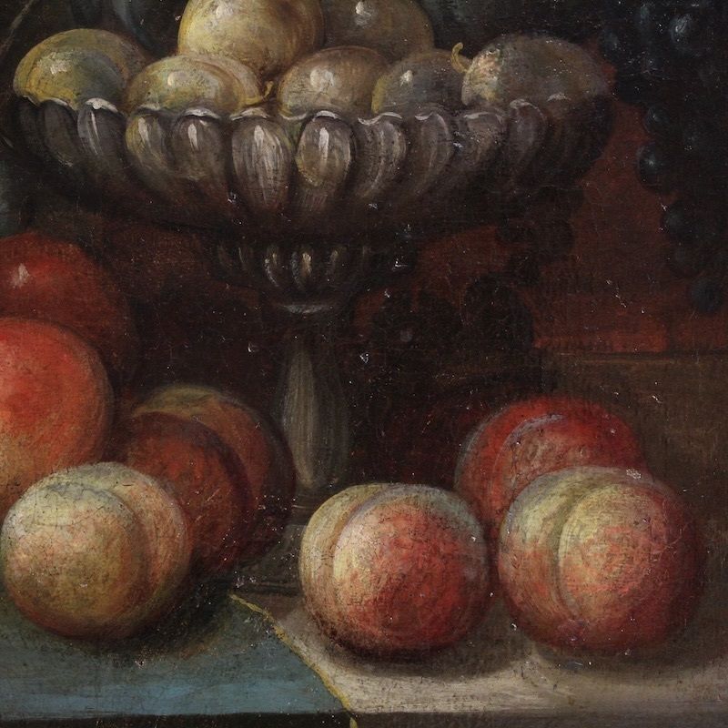 2700.0 Peinture italienne d'époque, nature morte, XVIIIe siècle photo