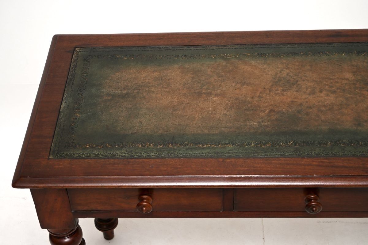 Antique William IV Mahogany Writing Table / Desk photo for sale