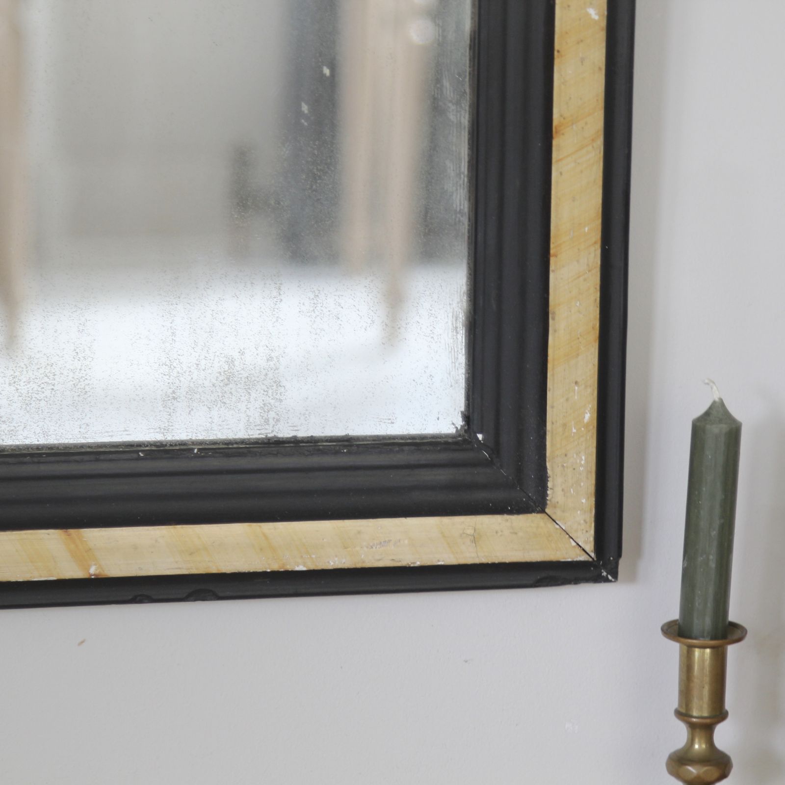 Beautiful Antique French Louis Philippe Mirror photo vintage
