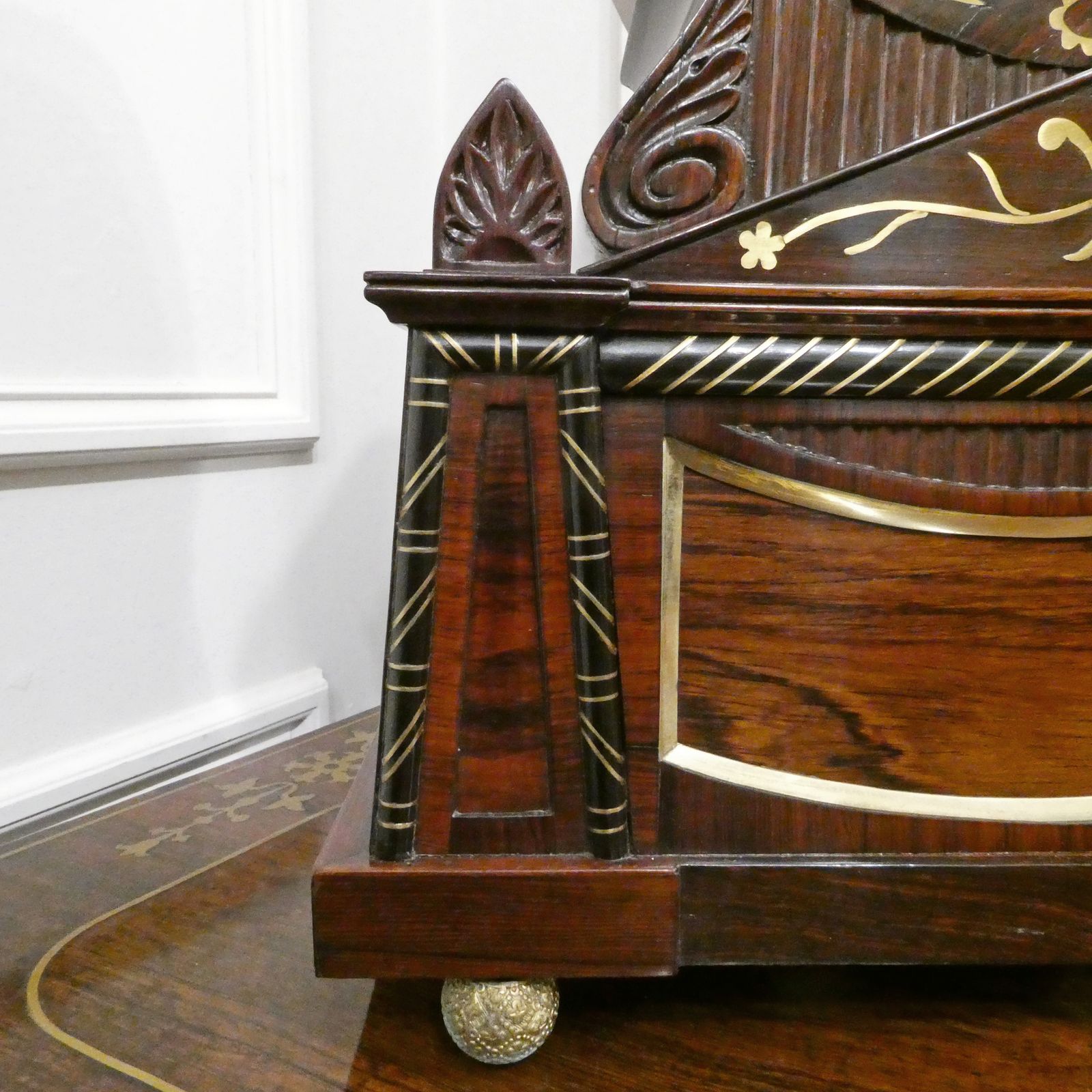 Georgian Rosewood Bracket Clock By William Turner Of London photo Home Decor