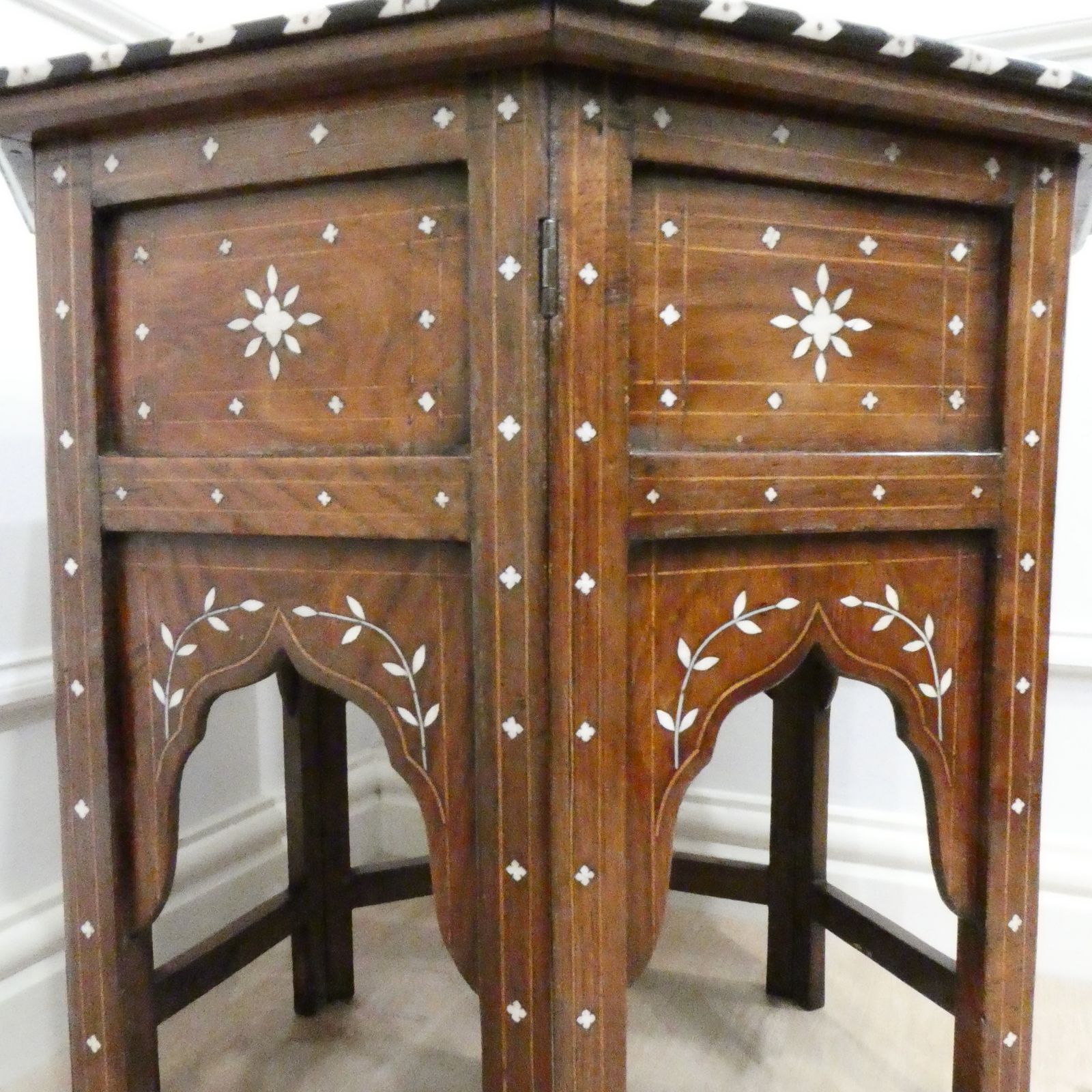 photo for sale Late 19th Century Hoshiarpur Octagonal Table