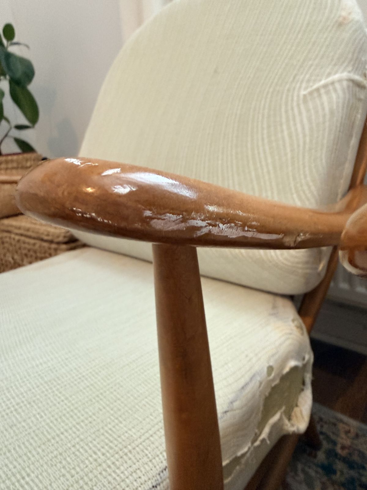 photo furniture Ercol Windsor 3 Piece Lounge Suite – Rare Fleur De Lys Splat – Mid Century Elm & Beech
