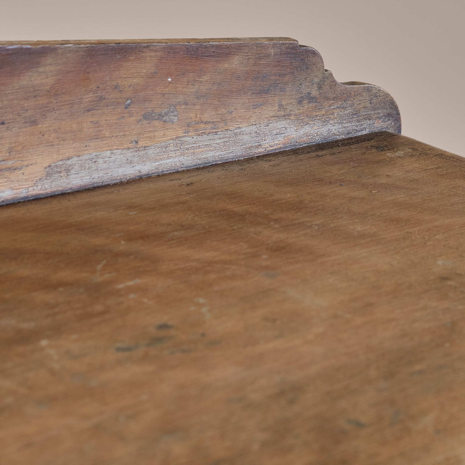 19th Century Pine Console In Original Paint photo vintage