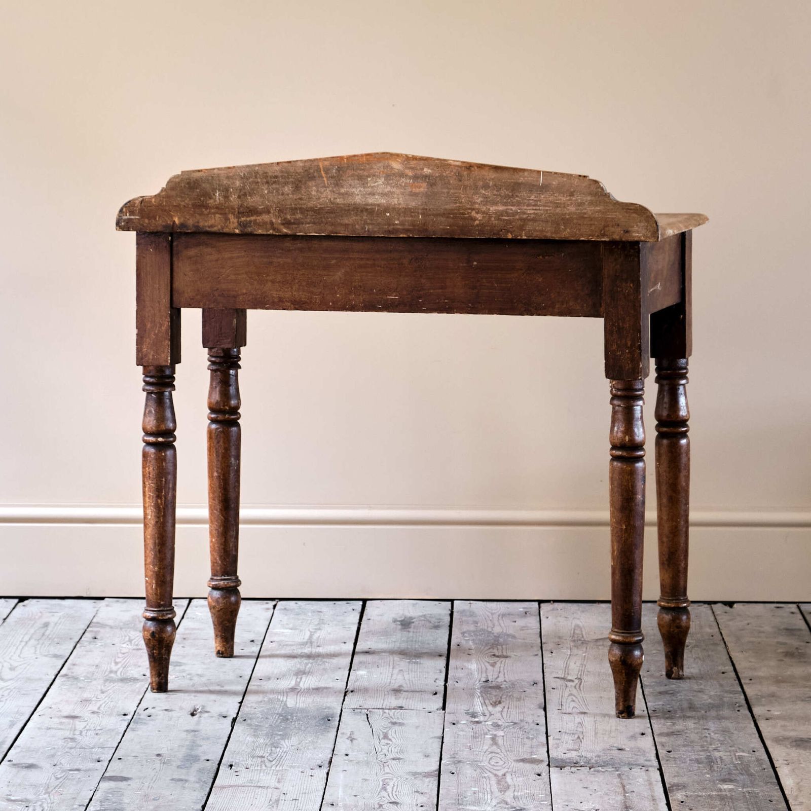 795.0 19th Century Pine Console In Original Paint photo