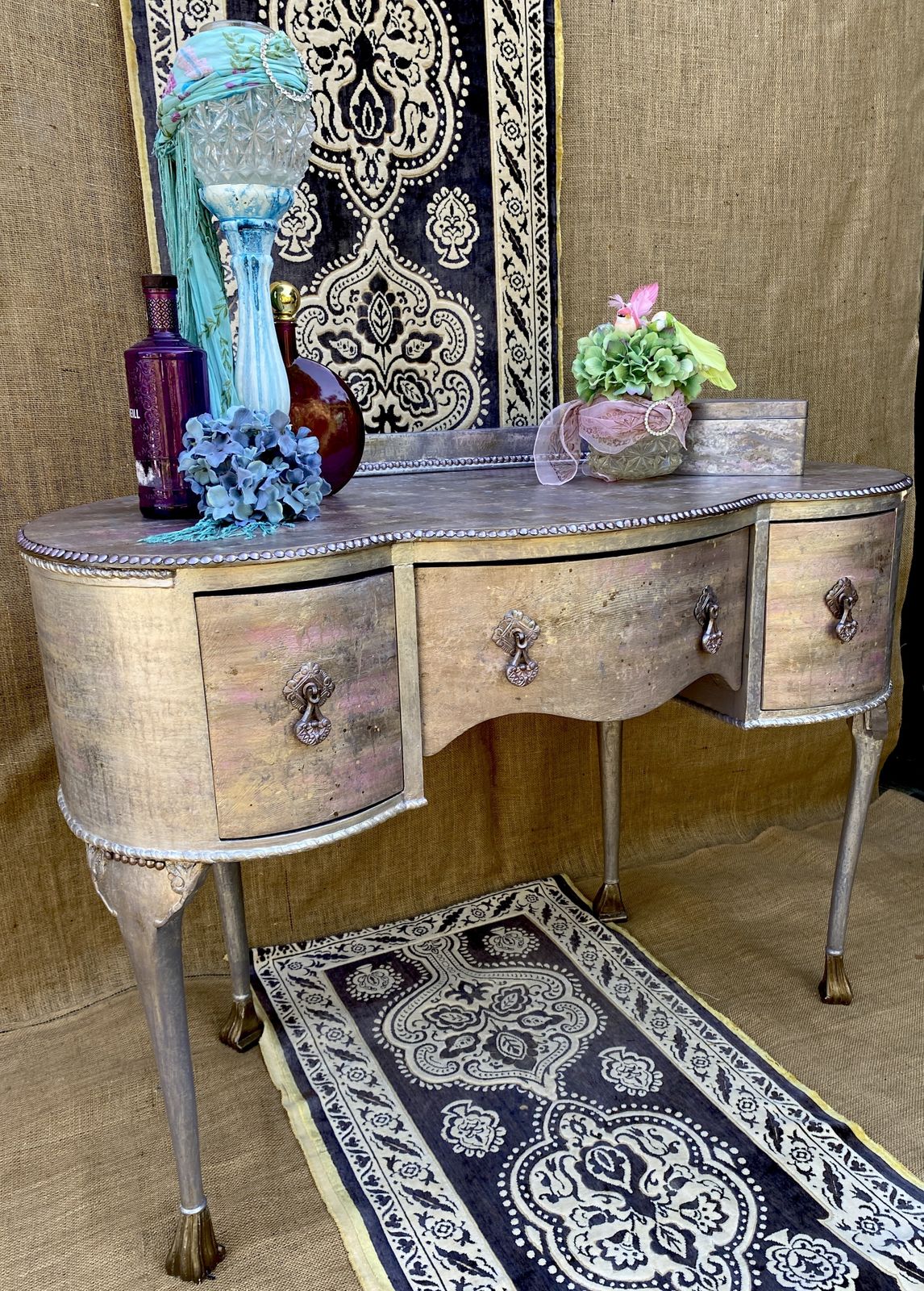 Pearlescent Vintage Dressing Table In A Re Vamp Alchemy photo buy