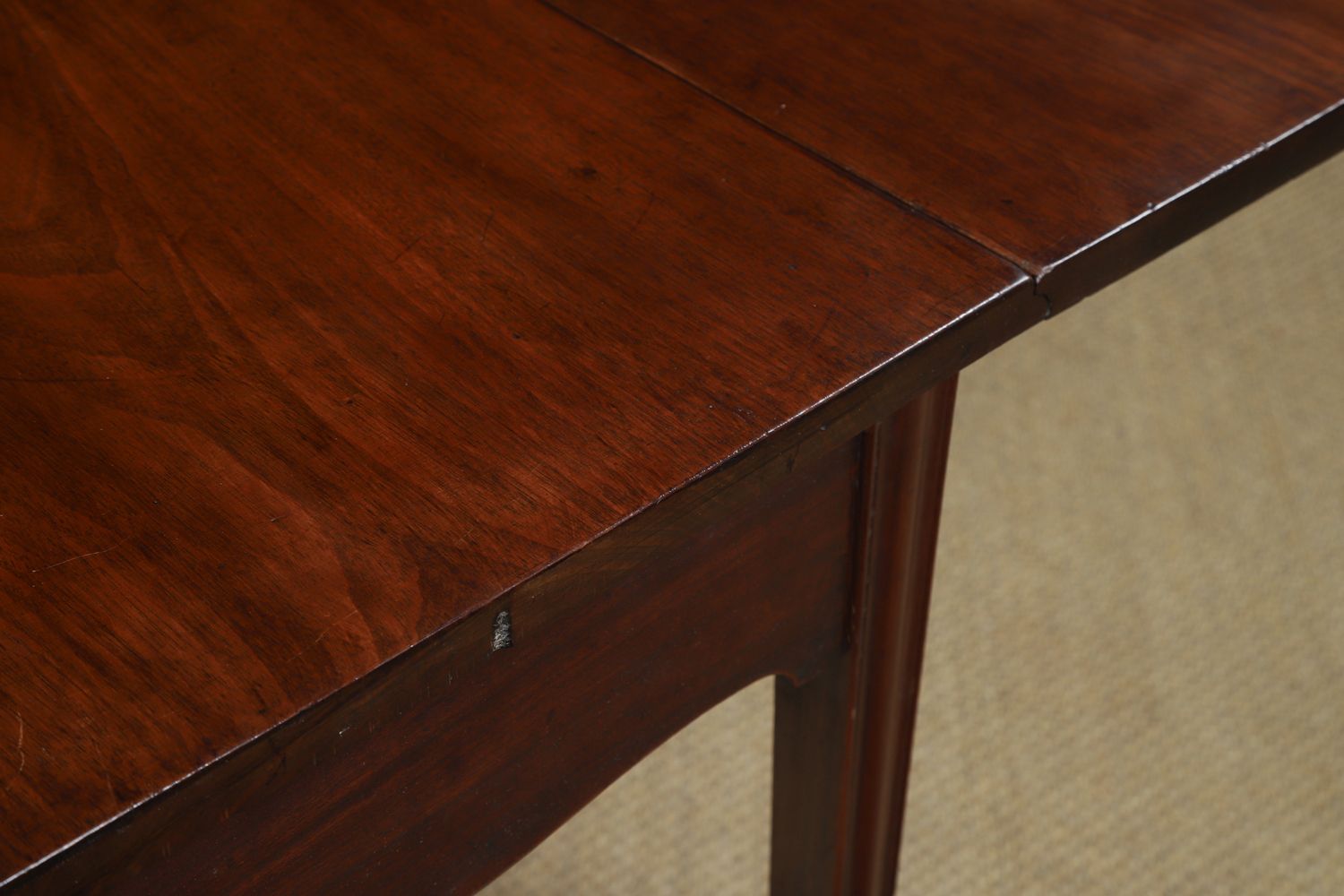 photo for sale English Georgian Mahogany Folding Centre Dining Table (Circa 1800)