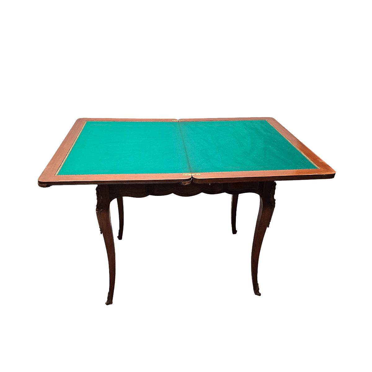 French Louis XV Style Gaming Table With Marquetry, 1960s photo buy