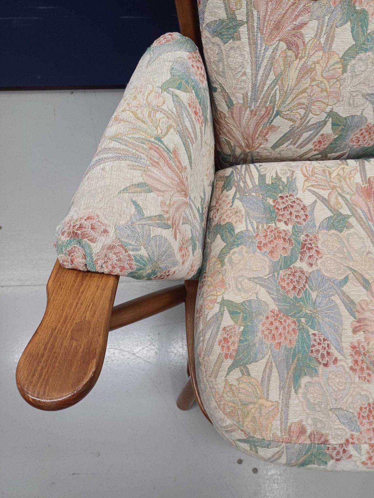Ercol Evergreen 913/2 2 Seat Sofa   High Back   Golden Dawn Frame   New Webbing   Free Delivery Within 50 Miles, Further "At Cost" photo furniture