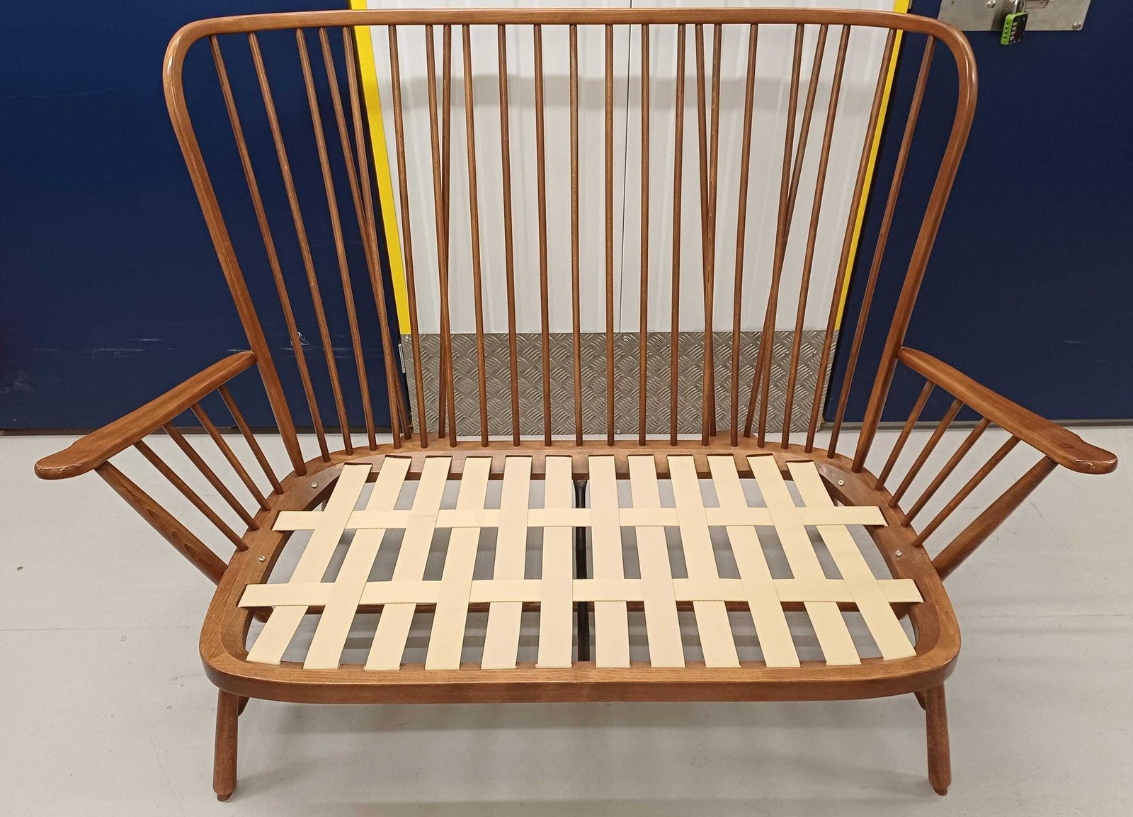 Ercol Evergreen 913/2 2 Seat Sofa   High Back   Golden Dawn Frame   New Webbing   Free Delivery Within 50 Miles, Further "At Cost" photo vinterior
