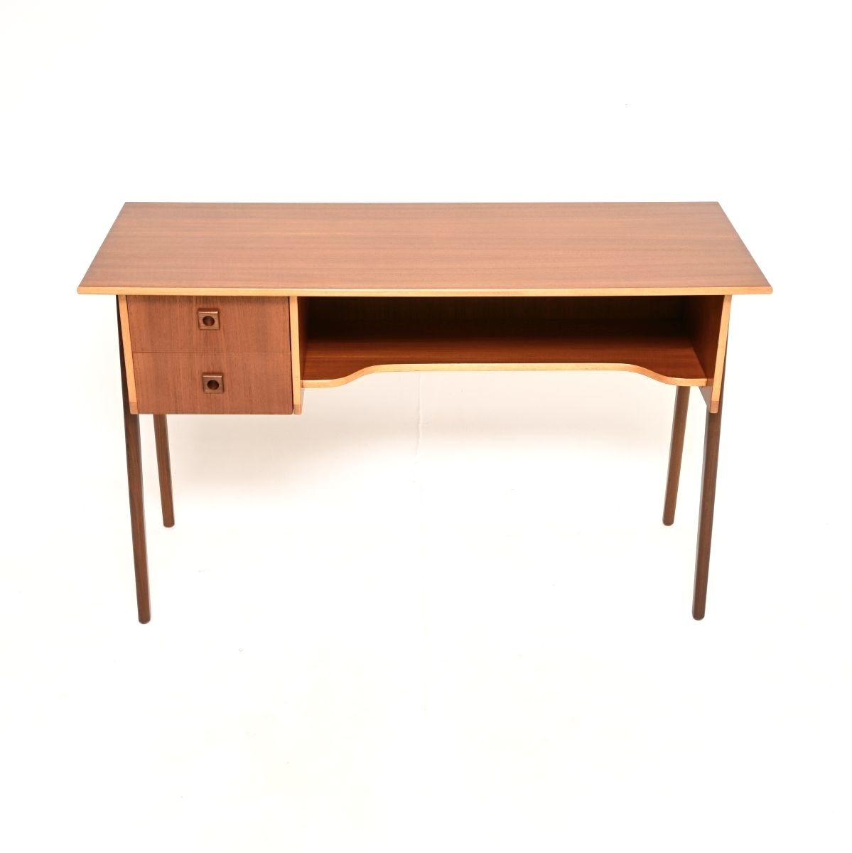 Danish Vintage Teak Free Standing Desk photo furniture