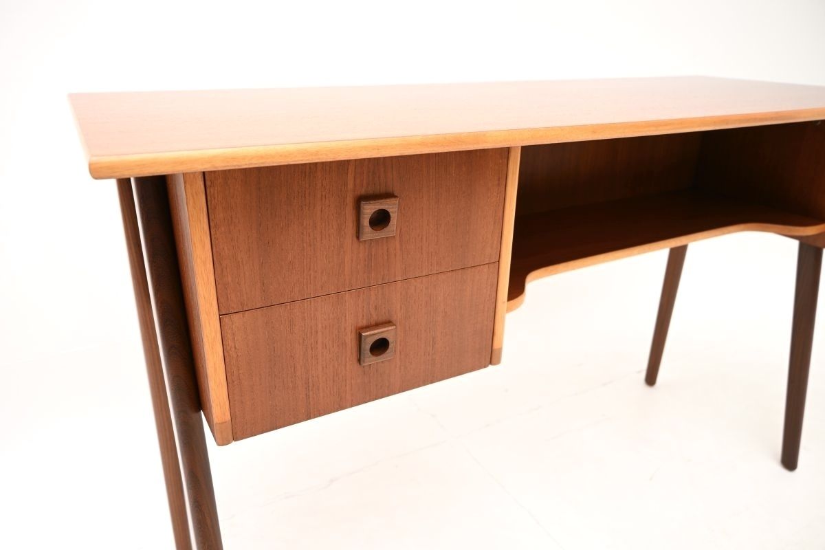 Danish Vintage Teak Free Standing Desk photo buy