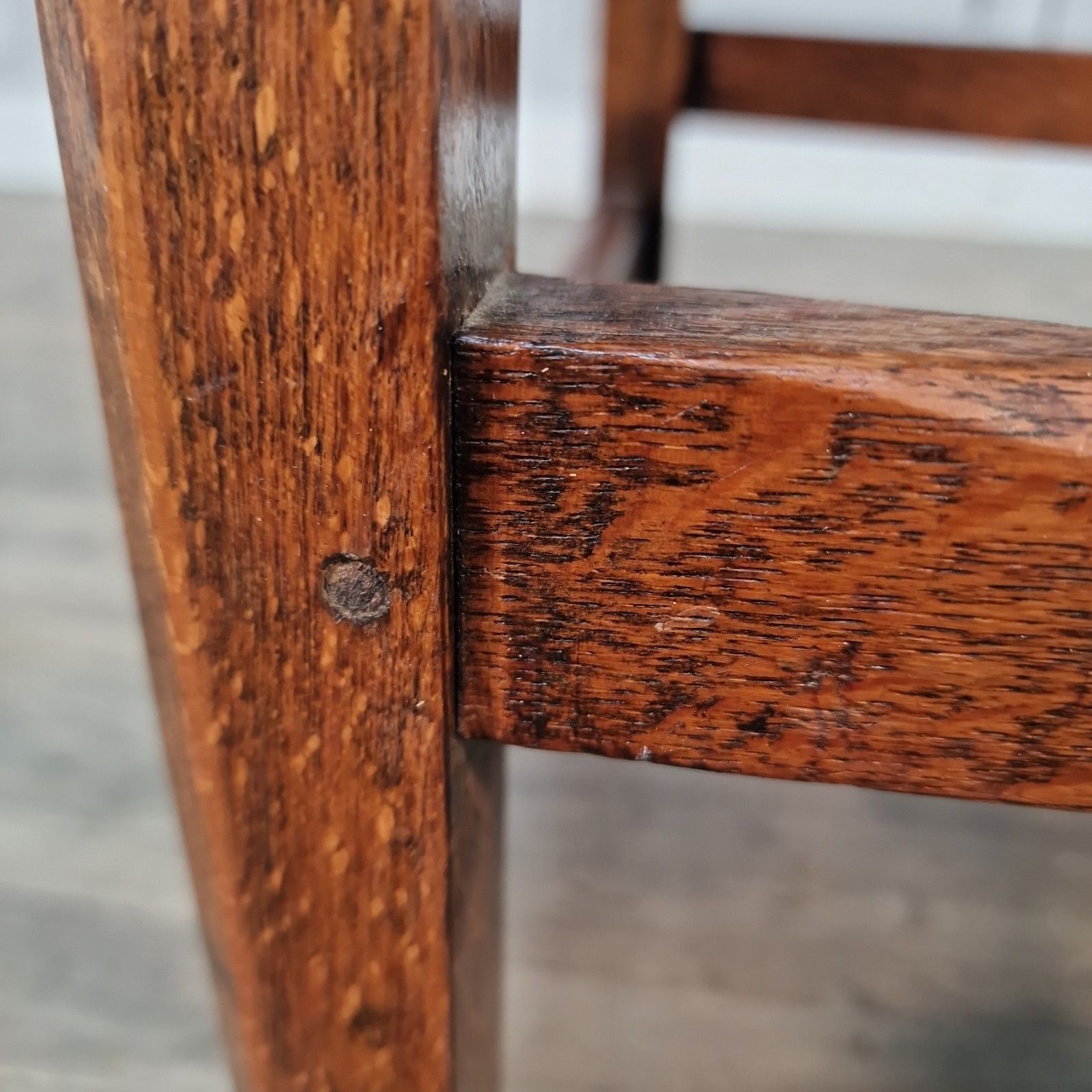 photo buy Vintage Rustic Country Stool Kitchen Seat Piano Pub Retro Solid Wooden Oak
