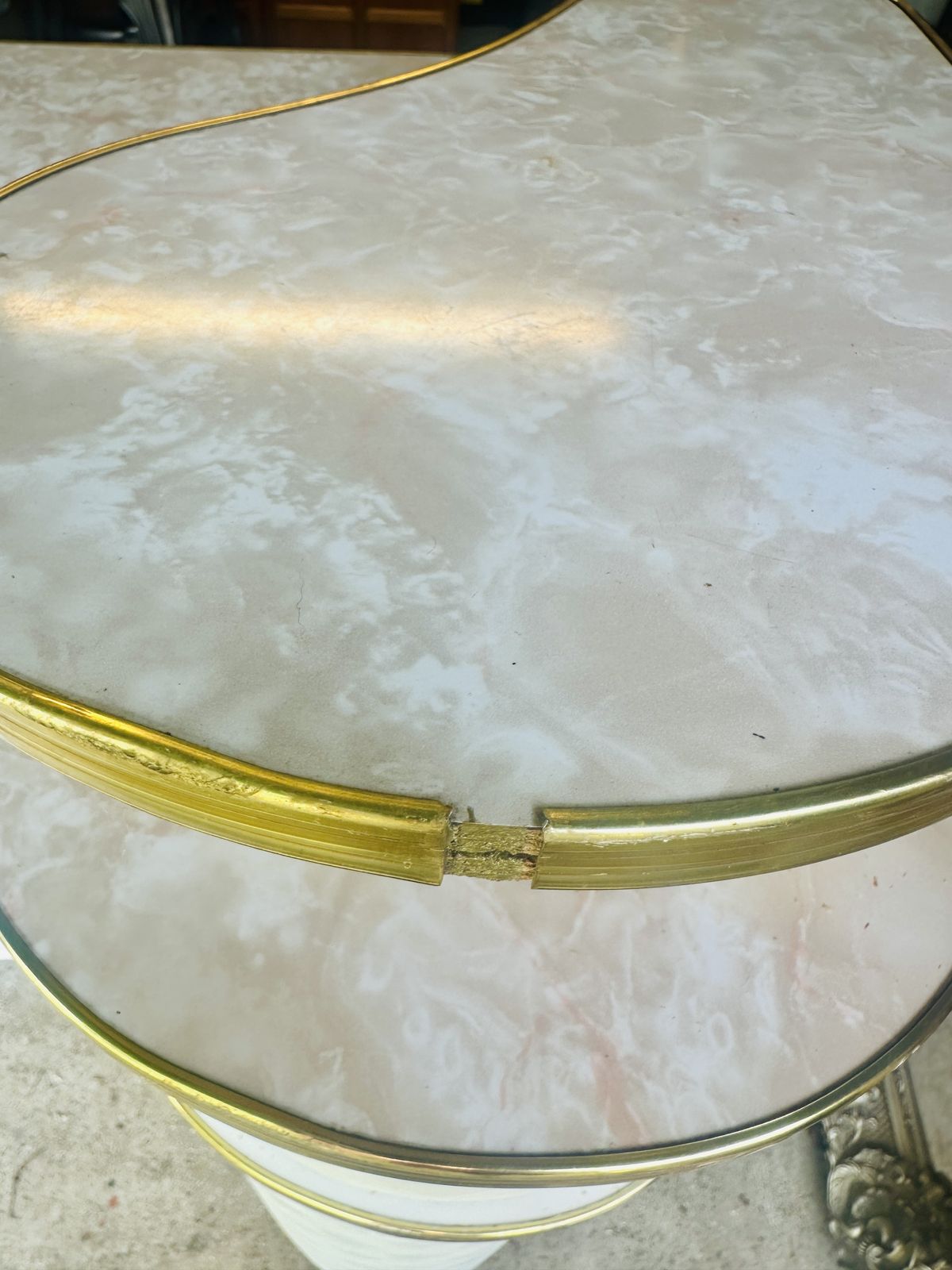 photo for sale Mid Century Gold & Cream Retro Drinks Cocktail Bar 1970’s 120cm (W) X 110cm (H) X 65cm