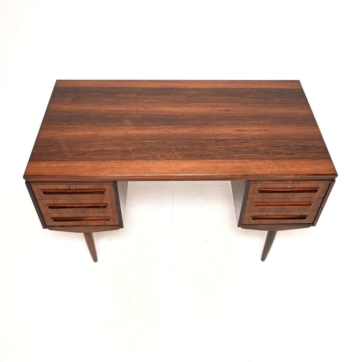 Danish Vintage Rosewood Desk By J. Svenstrup For Ap Mobler photo for sale