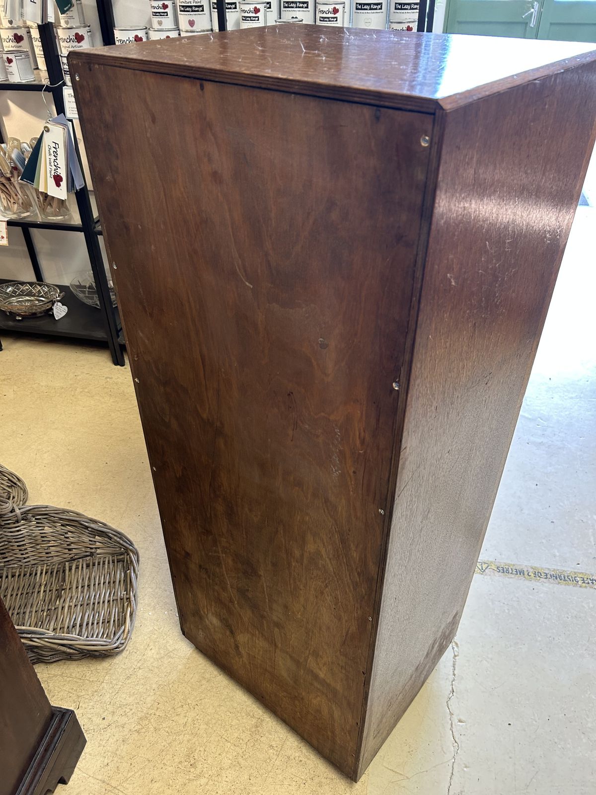 photo furniture Oak Tambour Filing Cabinet With Working Key