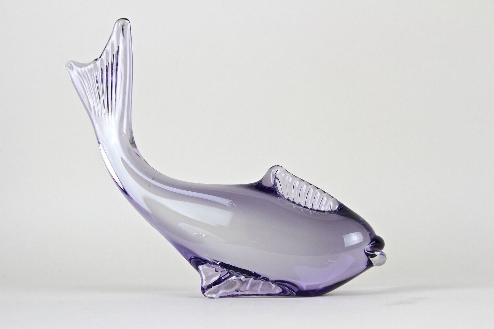 photo vinterior 20th Century Contemporary Murano Glass Fish, Italy Ca 1970